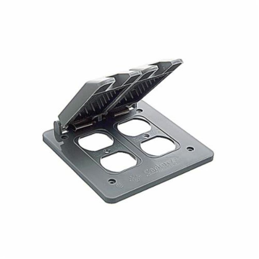 Carlon E9G2DDN-CAR Non-Metallic Weatherproof Box Cover, 4.84 in L x 4.84 in W, Polycarbonate